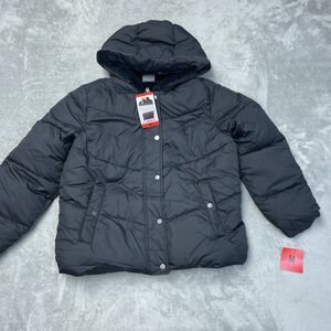 32 Degrees Women's M Puffer Jacket Black Polyester c0362